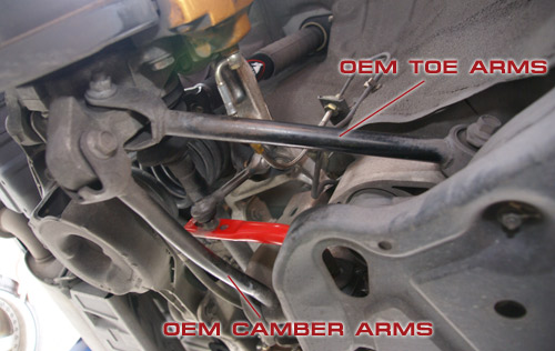 OEM G35 Camber Arm & Toe Arm
