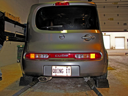 Nissan Cube with STILLEN Intake and Exhaust on Dyno