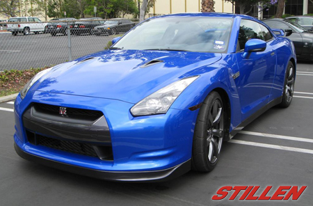 Blue R35 Nissan GTR Visits STILLEN