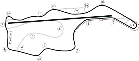 Infineon Raceway Course