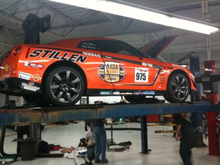 STILLEN GT-R Being Prepped for Tech at the 2009 Targa Newfoundland Rally