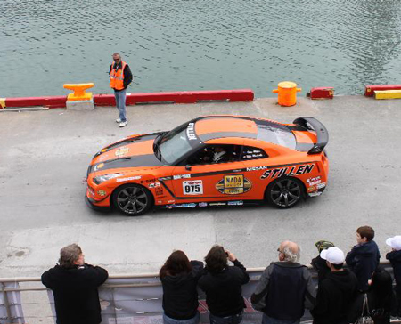 STILLEN GT-R starting prologue stage 2009 Targa Newfoundland Rally