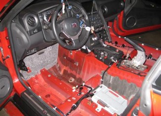 Gutting the Nissan GT-R for the Targa Rally