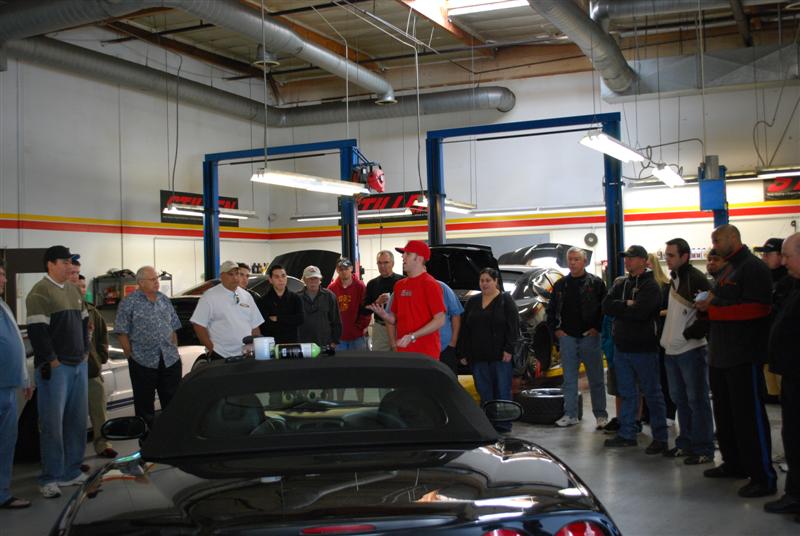 STILLEN customers learning how to polish a car