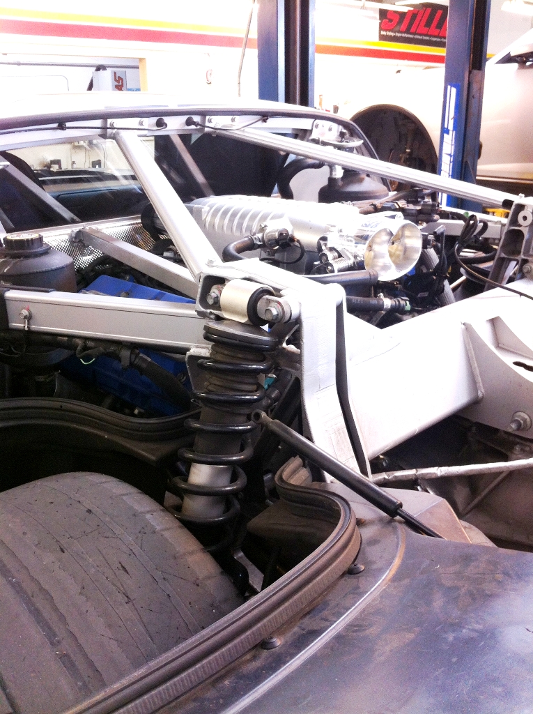 Ford GT Engine Bay Opened for Service