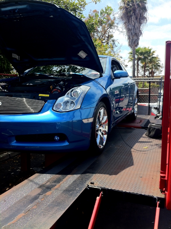 G35 Getting an Up Rev Tune at the STILLEN Performance Shop