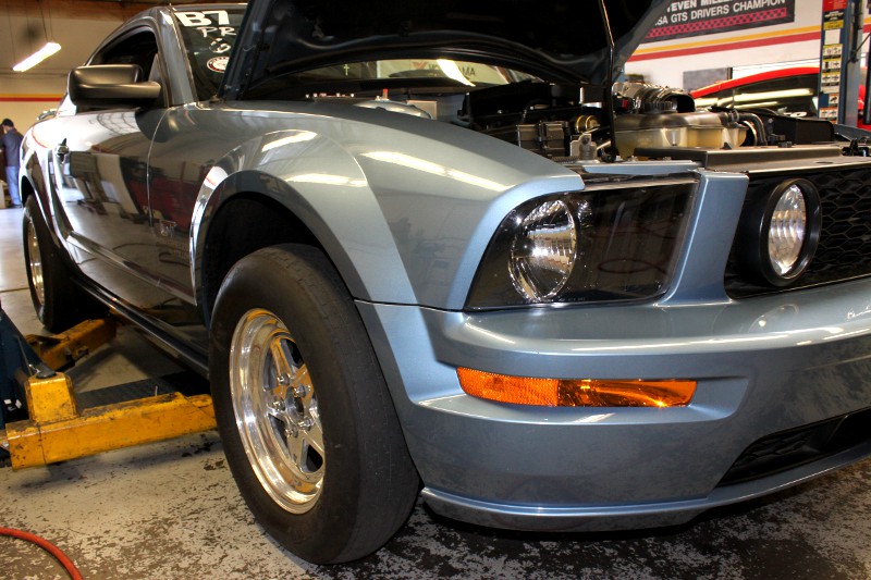 Drag Strip Mustang Getting a Supercharger at the STILLEN Performance Shop