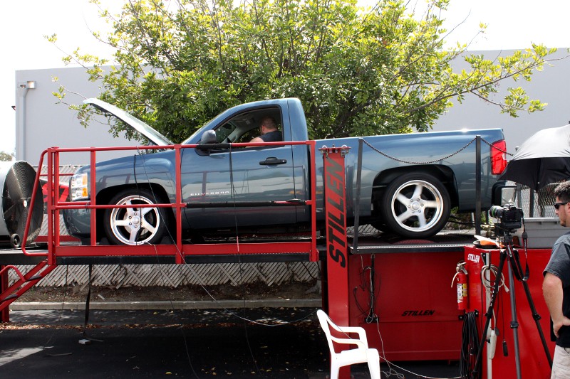 Truckin' Chevy Silverado on the STILLEN Dyno