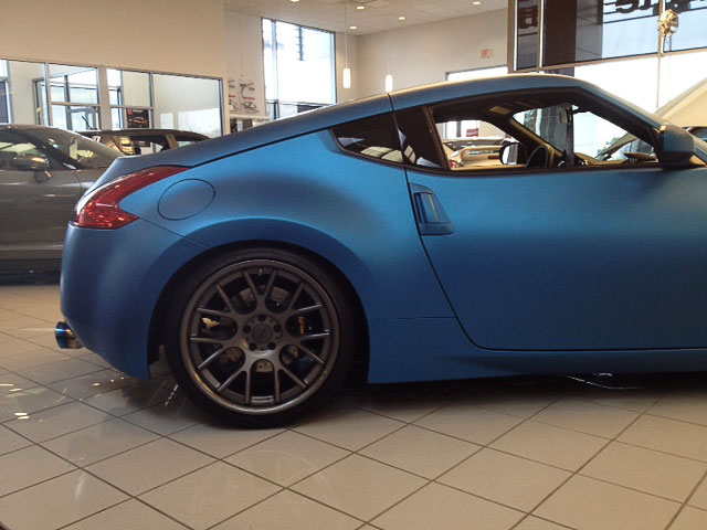 Matte Blue Nissan 370Z