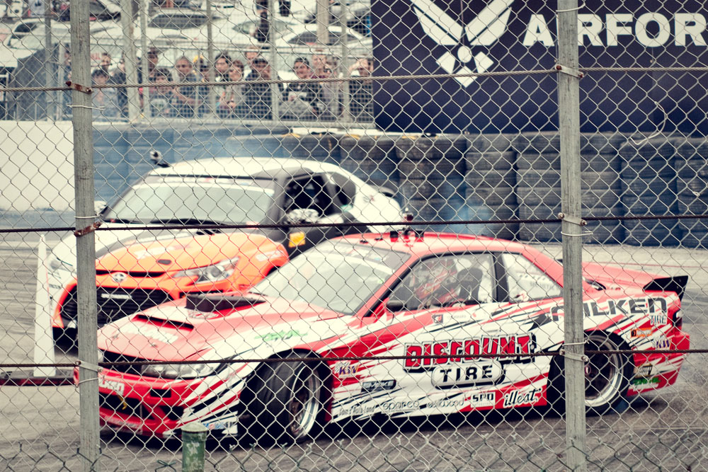 Daijiro Yoshihara Driving in the 2013 Formula Drift Long Beach