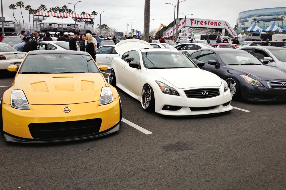 Slammed Society Car Show at the 2013 Forumla Drift Long Beach