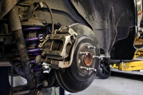 Ford Edge with rear H&R spring installed