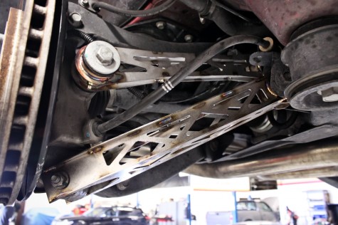 Camaro SS Pfadt Rear Tie Rod and Rear Trailing Arm Installed