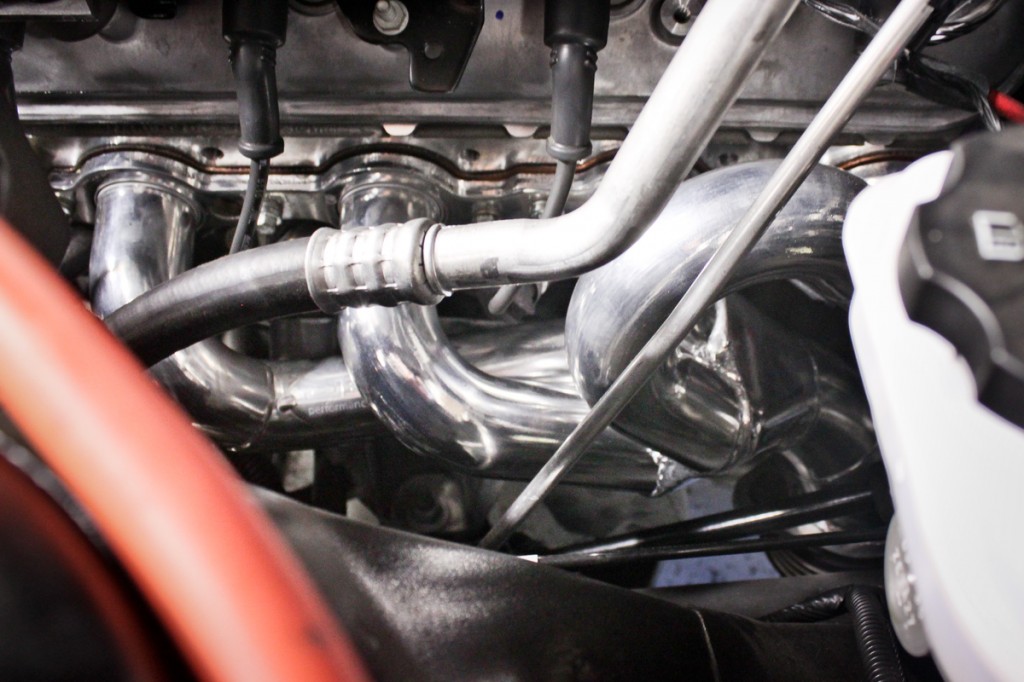 Chevy Camaro SS Headers Installed