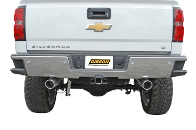 Gibon Aluminized Dual Straight 2014 Silverado Exhaust 