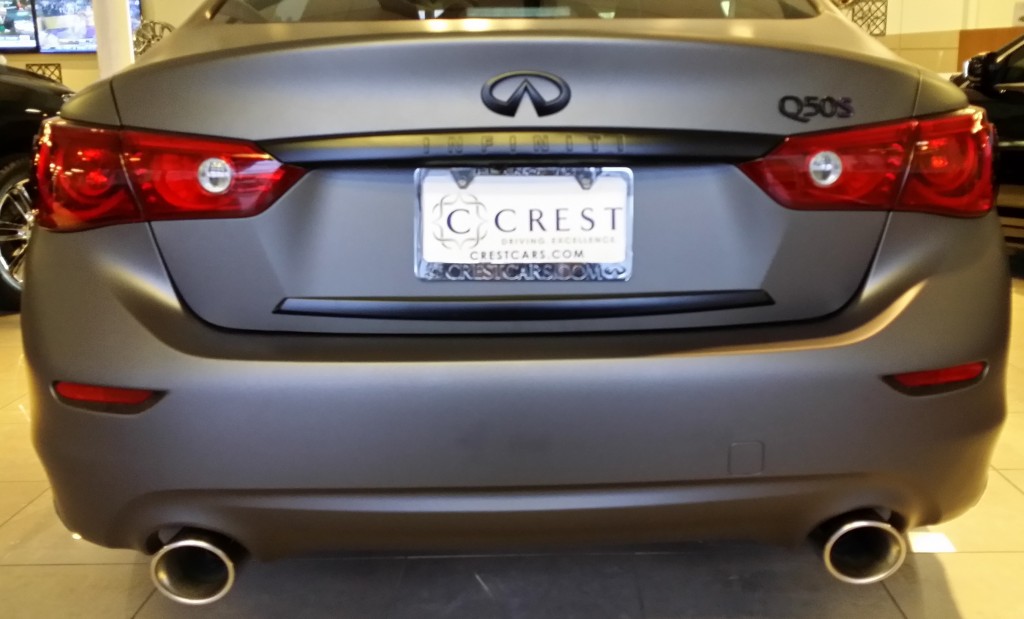 Crest Infiniti Q50 rear