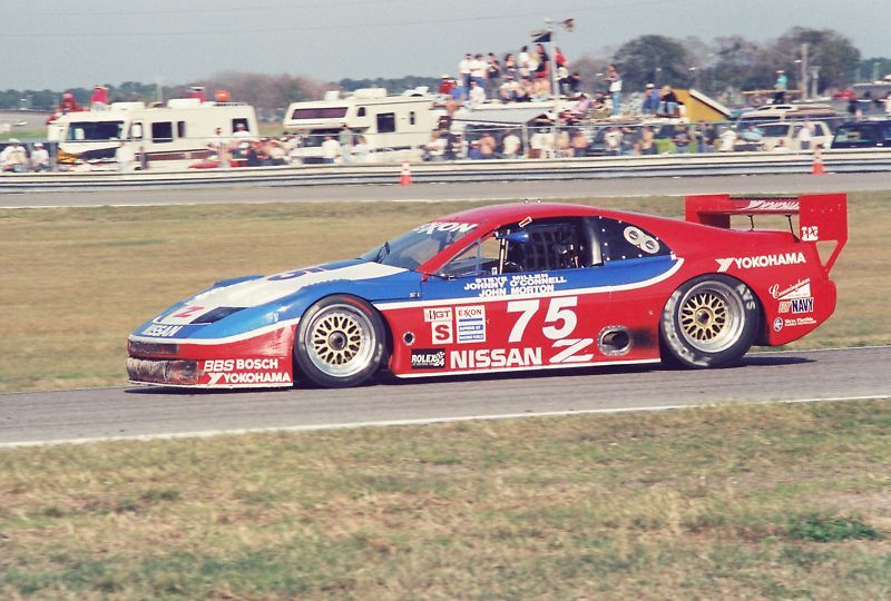 Steve Millen driving the Nissan 75 300ZX-Trubro car