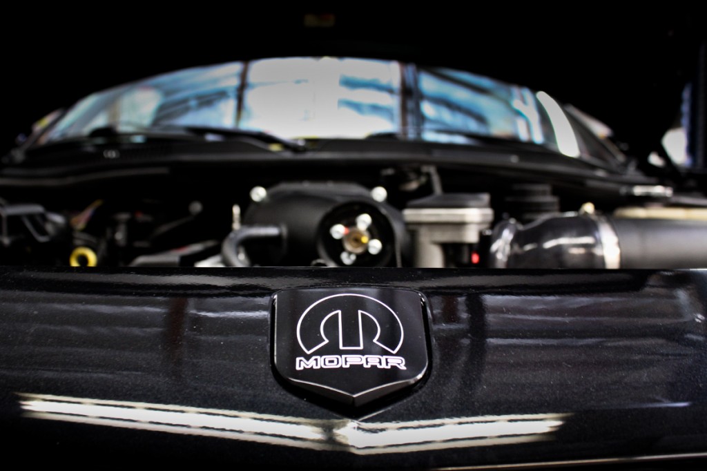 front view of the magnuson supercharged challenger
