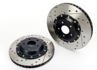 AP Racing RadiCAL by STILLEN cross drilled & slotted rotors