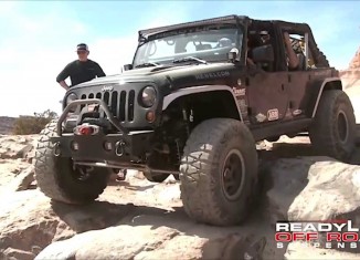 Offroading in a Jeep