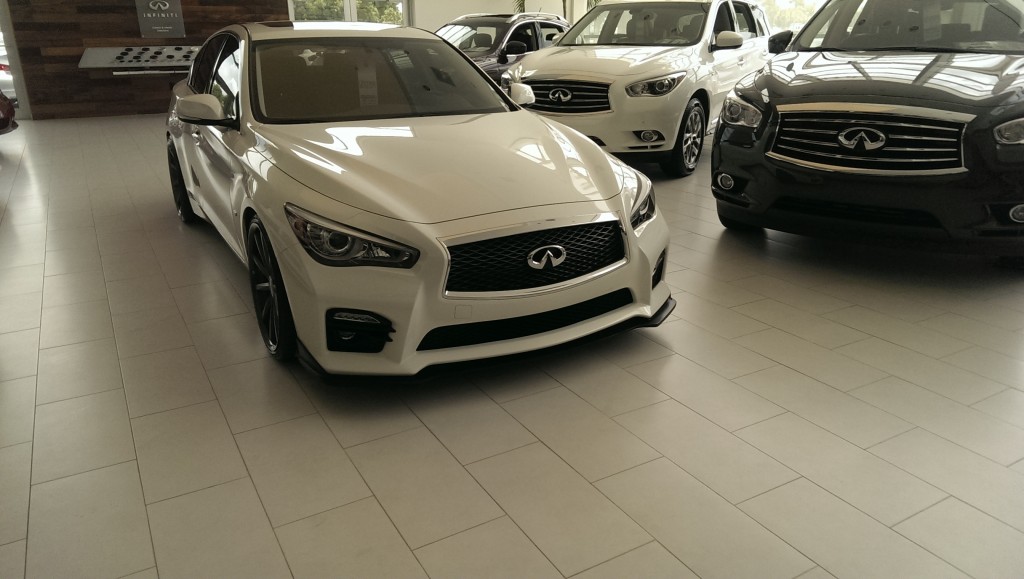 Fort Myers Infiniti Q50 with STILLEN Front Lip & Cold Air Intakes