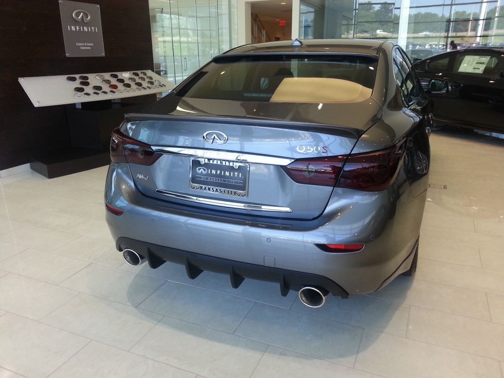 Infiniti of Kansas City Q50 with STILLEN Diffuser, Rear Trunk Wing, Roof WIng and Cat-Back Exhaust