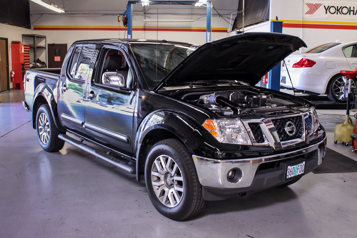 Nissan Frontier in the Performance Shop