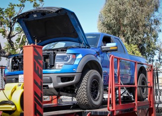 Ford Raptor From Los Angeles, CA on the Dyno After Getting a Whipple Supercharger Installed