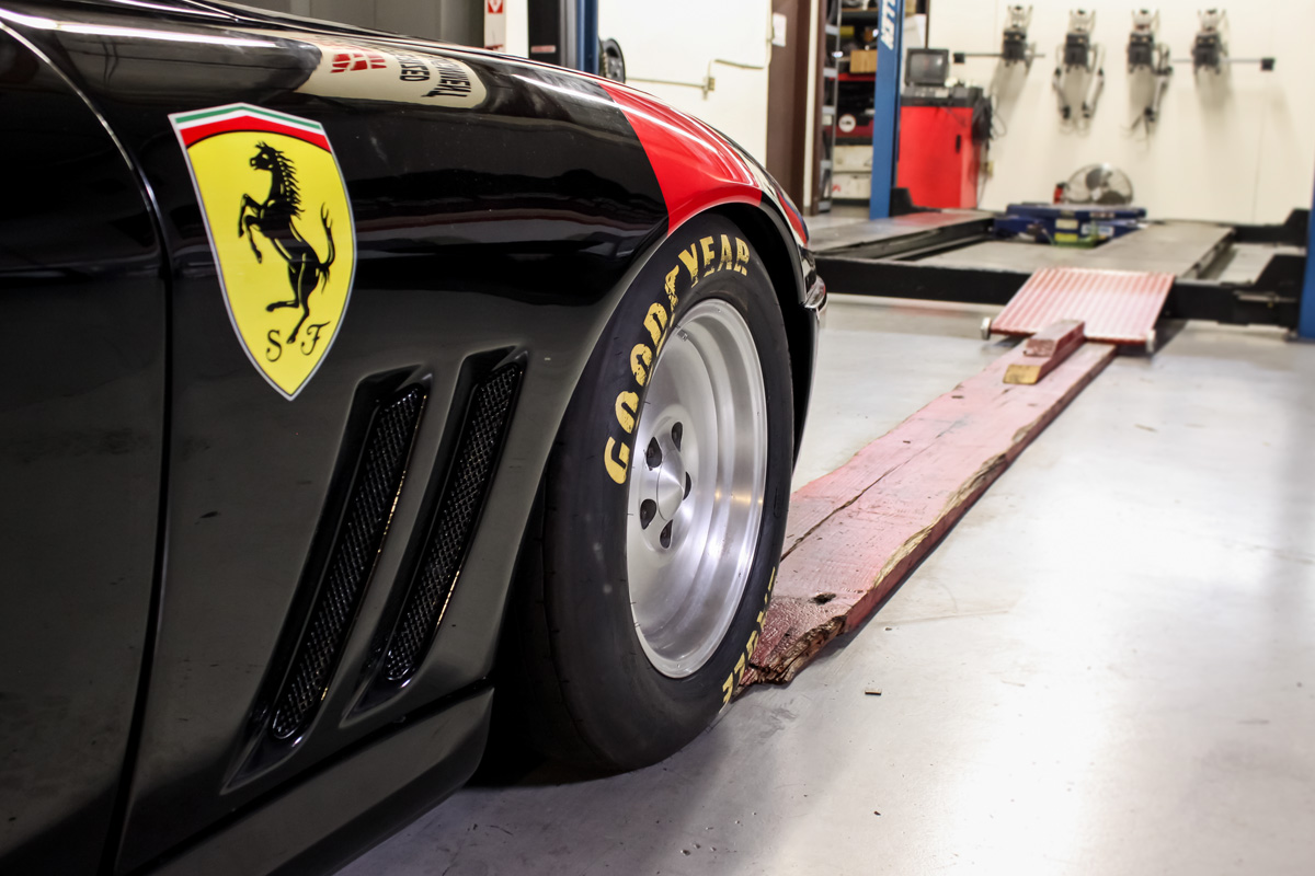 Land Speed Record Contender Ferrari 550 Maranello Getting Ready for An Alignment