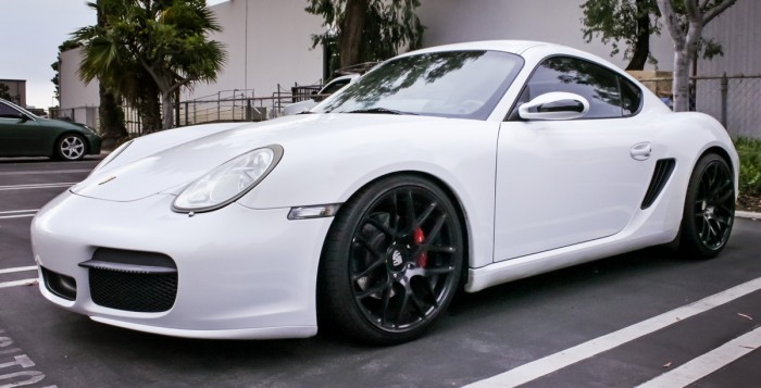 Porsche Cayman With KW Coilovers