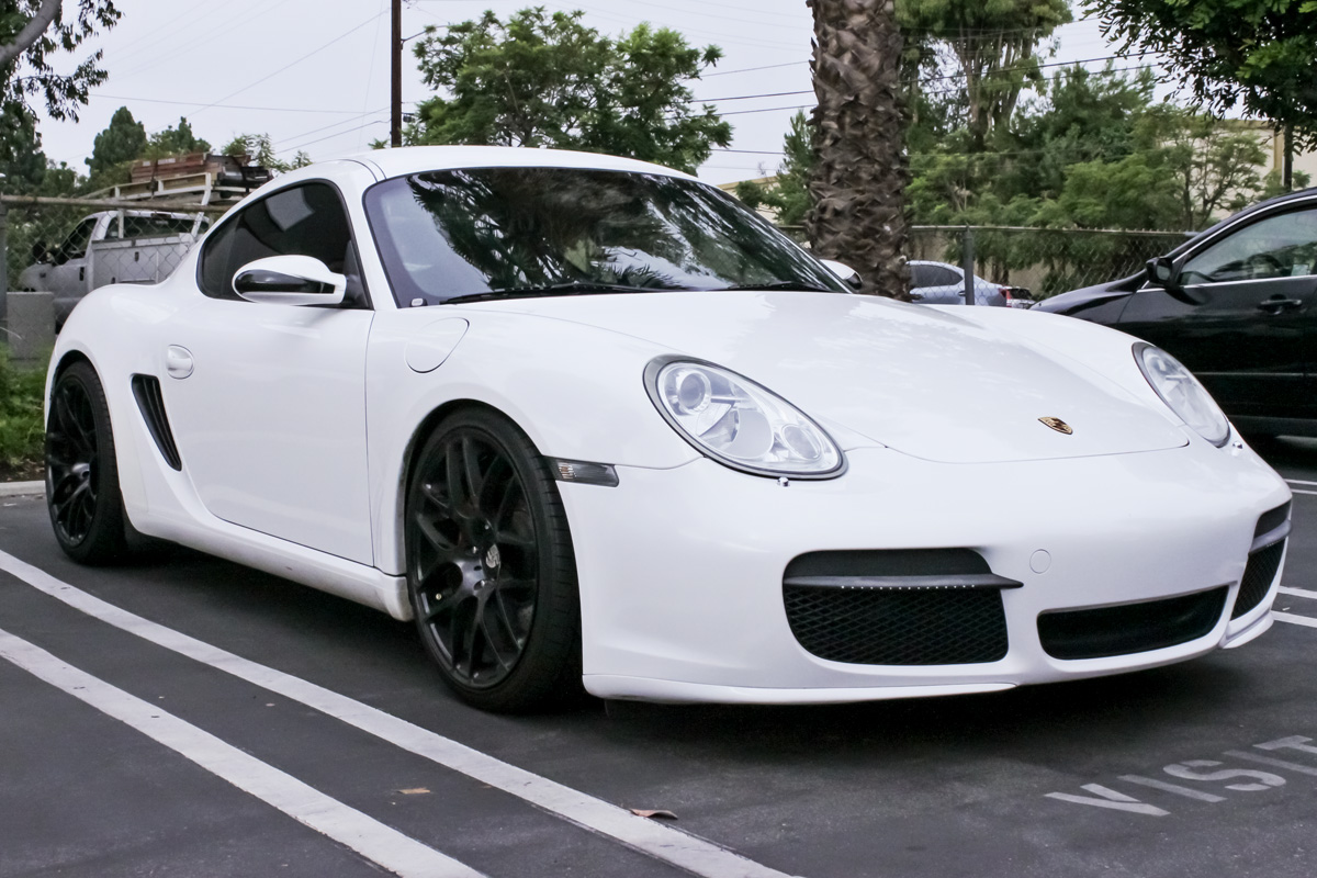 Porsche Cayman With KW Coilovers