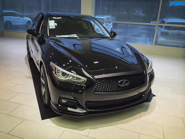 Sheehy Infiniti Q50 with STILLEN Rear Spoiler, Splitter, Exhaust and Cold Air Intake