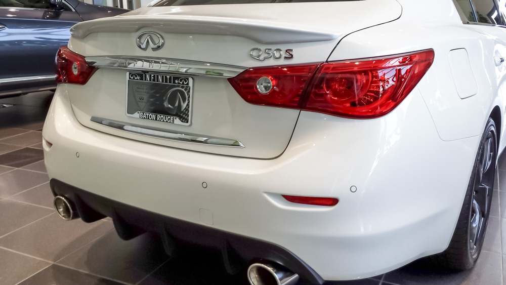 Infiniti of Baton Rouge Q50S Cat-Back Exhaust and Diffuser