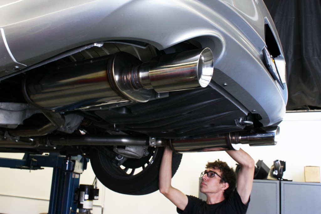 G37 Sedan Exhaust Install at the STILLEN Performance Shop