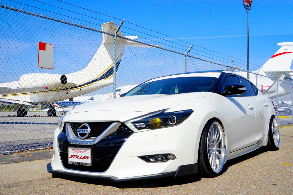 2016 Nissan Maxima with Stillen power, performance and body styling parts 