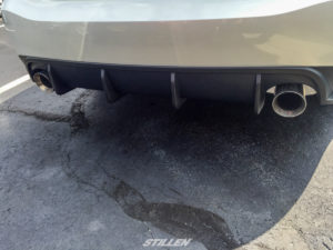 Modified 2016 Nissan Maxima STILLEN axle-back exhaust system