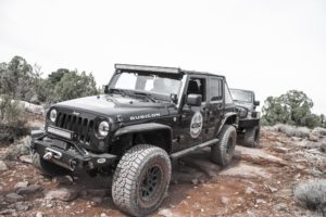 Jeep in Moab with Eibach PRO-TRUCK shocks