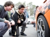 Students Inspecting the Wheels