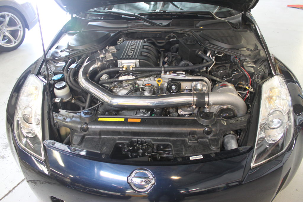 stillen vq35hr supercharger available for 2007 2008 nissan 350z g35 w dual throttle body engines stillen garage stillen vq35hr supercharger available