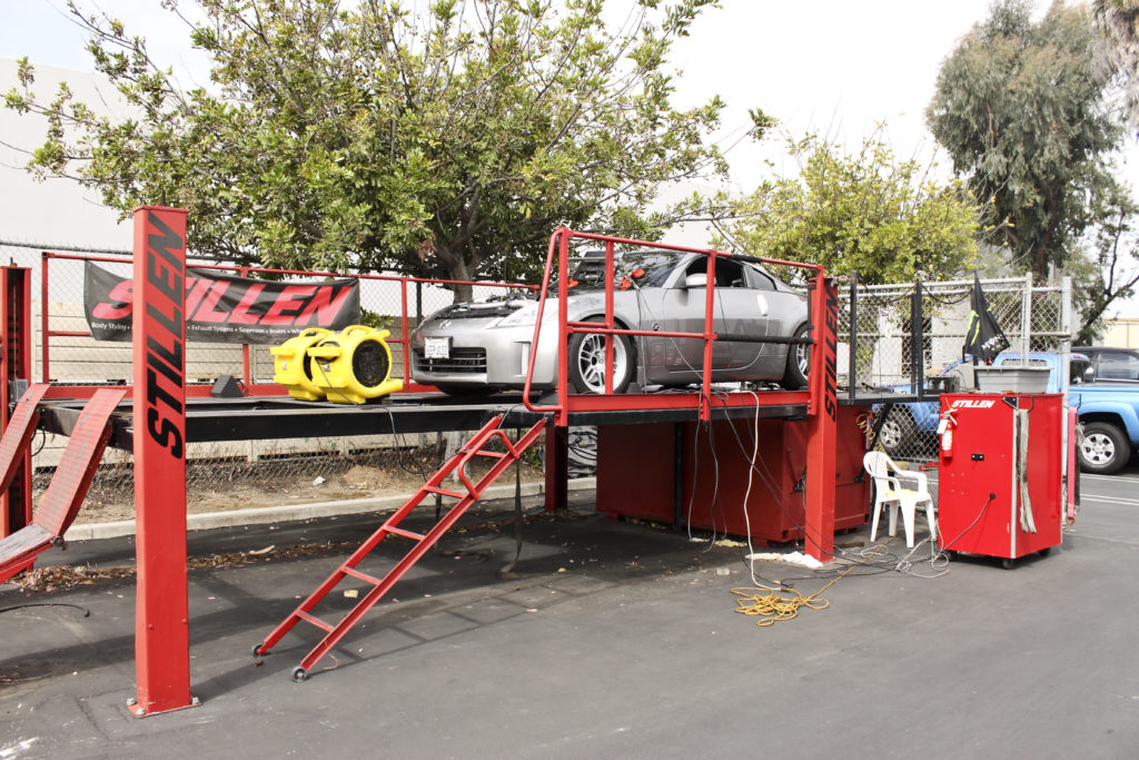 Supercharged Silver 350Z on Dyno-1