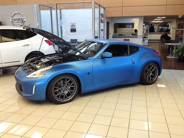 Matte Blue Nissan 370Z