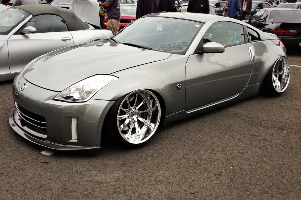 Z at the Slammed Society Car Show at the 2013 Forumla Drift Long Beach