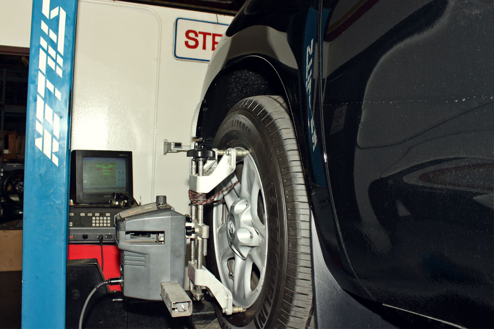 2013 Toyota Tundra Getting an Alignment at the STILLEN Performance Shop