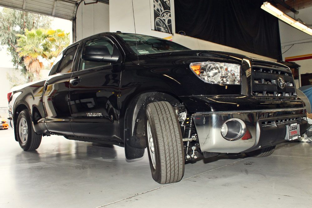 2013 Toyota Tundra with Lowering Kit