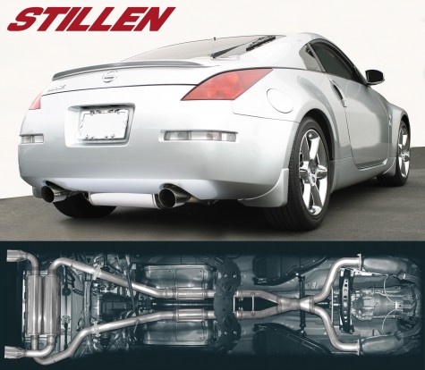 Stillen exhaust on car