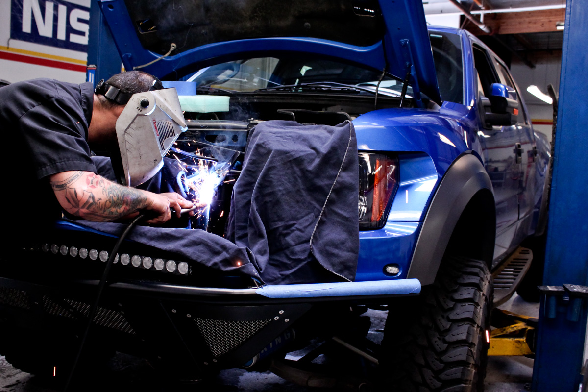 STILLEN Performance Shop Tech Installing a Supercharger on a Ford Raptor
