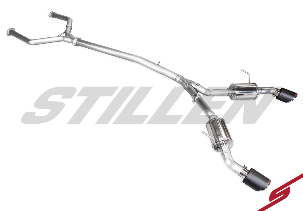 Best Exhaust: STILLEN 2016 Infiniti Q50 Cat Back Exhaust 504450_IMG_01_2016_UP_Infiniti_Q50_carbon