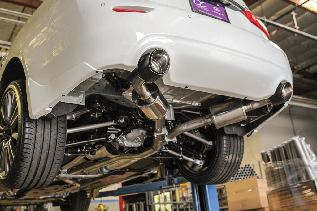 Best Exhaust: STILLEN 2016 Infiniti Q50 Cat Back Exhaust IMG_0123