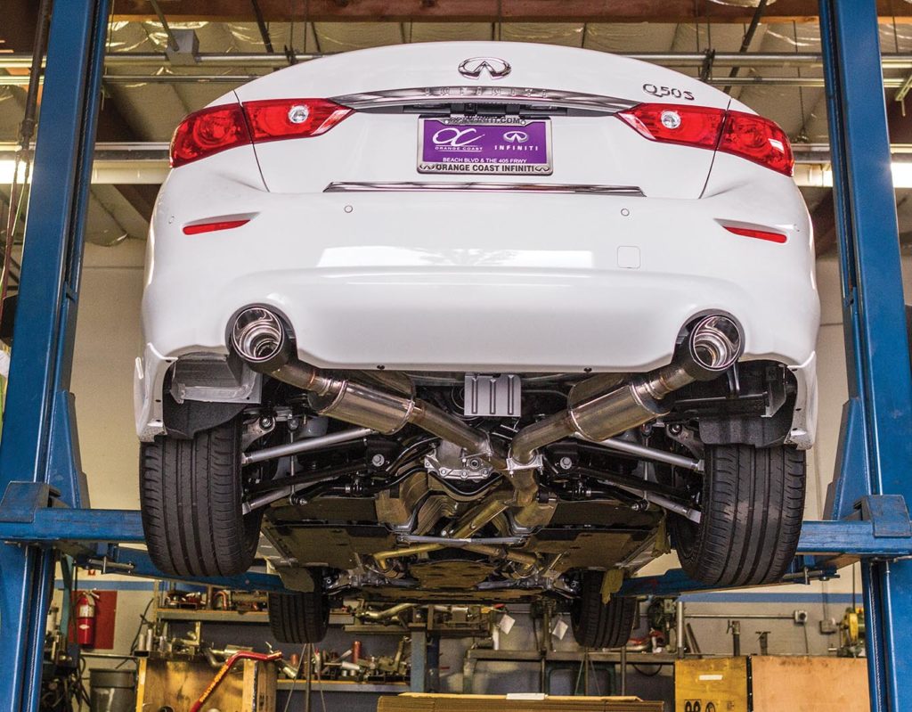 Best Exhaust: STILLEN 2016 Infiniti Q50 Cat Back Exhaust IMG_0128