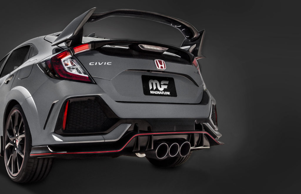 Top Exhaust: Magnaflow Exhaust 2017 Honda Civic Type R HONDA_CIVIC_TYPER